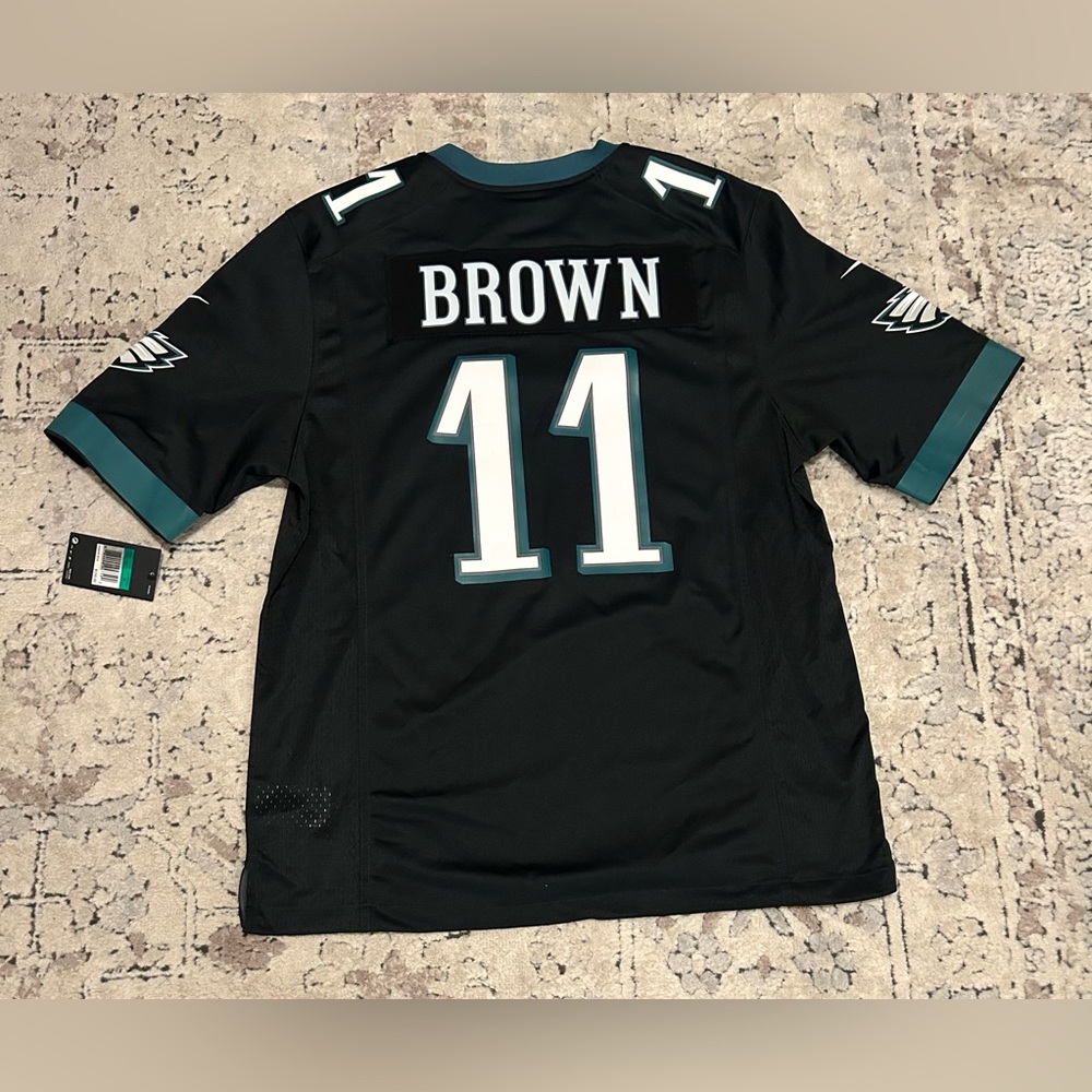 Nike Authentic On Field Philadelphia Eagles AJ Brown Black Jersey Men’s Size: XL